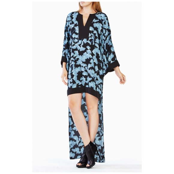 BCBG Worina Ginkgo Kimono Sleeve Tunic Dress XS/S - Picture 4 of 8